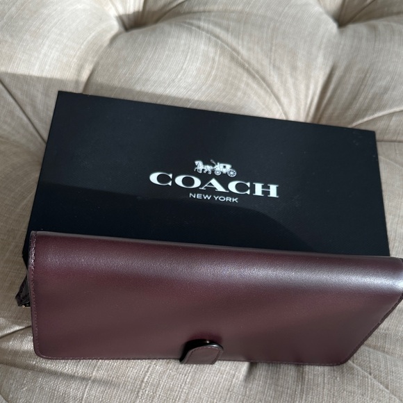 Coach  Leather Wallet with Gold Accents - Picture 7 of 9